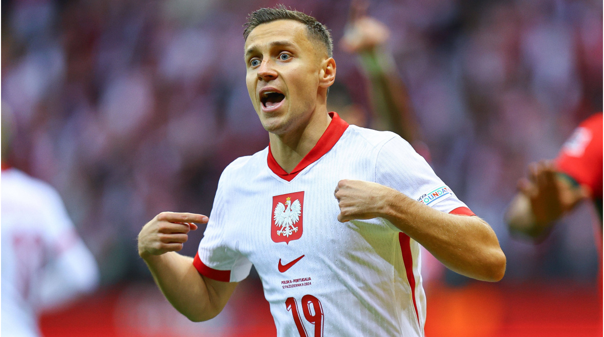 Przemyslaw Frankowski maillot rouge noir